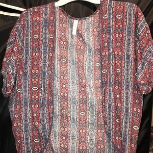 Xhilaration boho print kimono